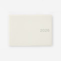 상질지 먼슬리 위클리 노트 · B6 · 가로형 · 화이트그레이