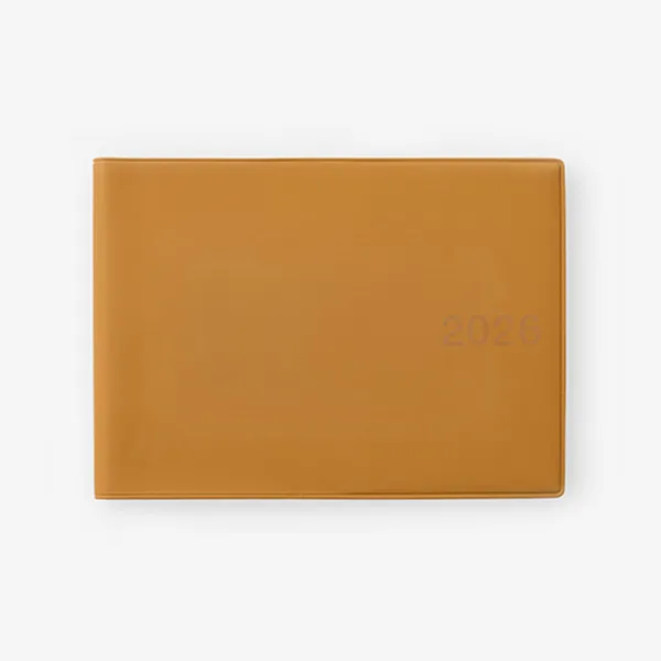 상질지 먼슬리 위클리 노트 · B6 · 가로형 · 머스터드