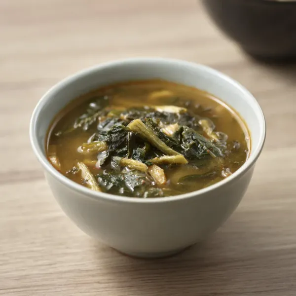 국내산 우거지로 만든 우거지해장국