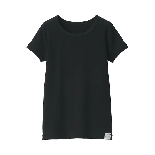 키즈 따뜻한 면 크루넥 반소매 티셔츠 (내복)