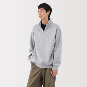 스웨트 하프 집업 풀오버