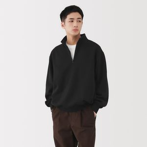 스웨트 하프 집업 풀오버