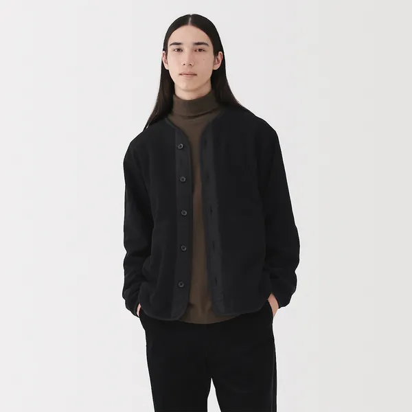 재생 플리스 가디건