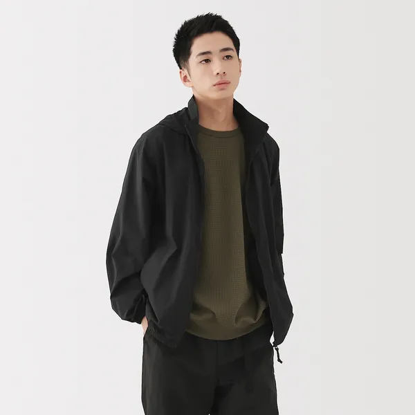 발수 나일론 포케터블 윈드 브레이커