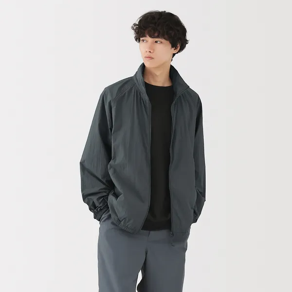 발수 나일론 포케터블 윈드 브레이커