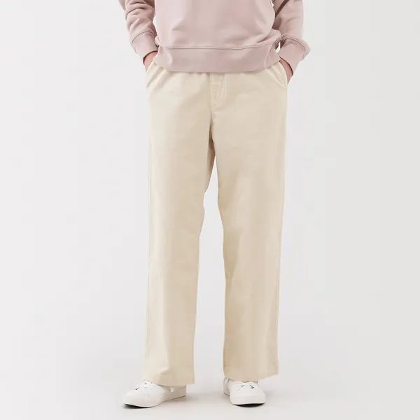 스트레치 코듀로이 이지 스트레이트 팬츠