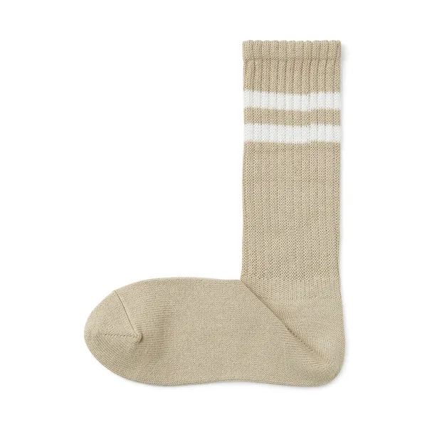 굿피트 직각 발목이 편한 리브 양말(보더) 23-25cm