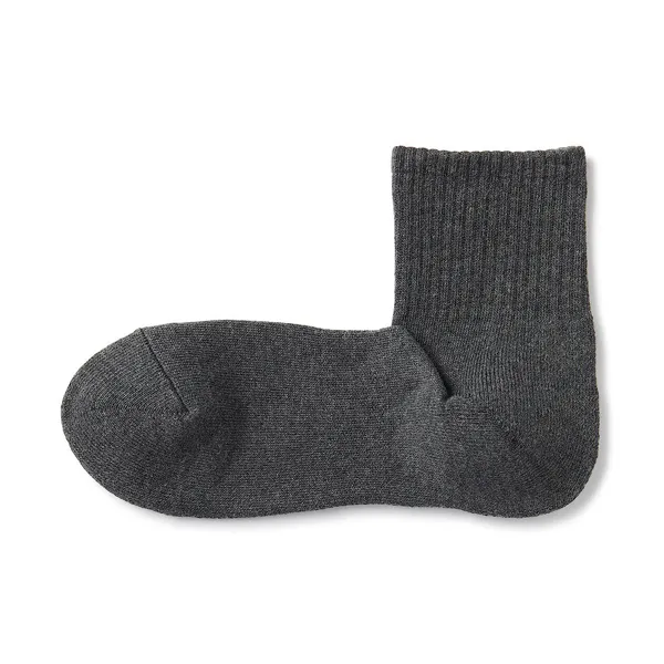 굿피트 직각 파일 쇼트 삭스(멜란지) 25-27cm