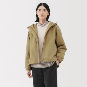 발수 패딩 후드 재킷