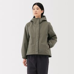 발수 패딩 후드 재킷