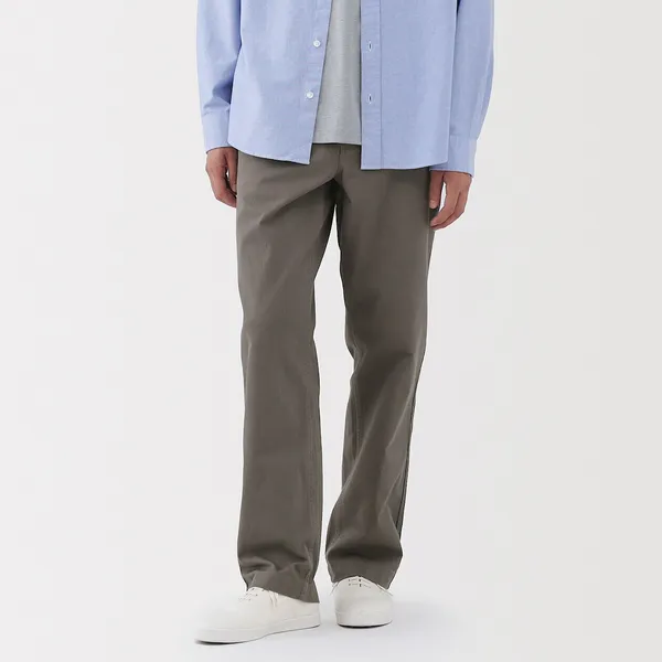 워싱 치노 와이드 팬츠