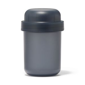 폴리프로필렌 토핑 컵이 포함된 도시락 통 · 350mL · 블랙