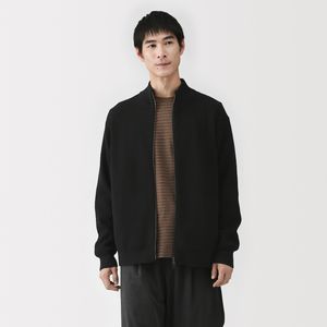 워셔블 리브 집업 가디건