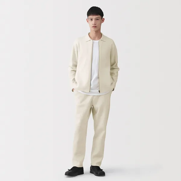 코튼 밀라노 리브 이지 팬츠