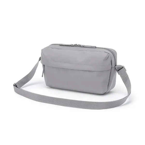 발수 재생 폴리에스터 멀티 포켓 숄더백