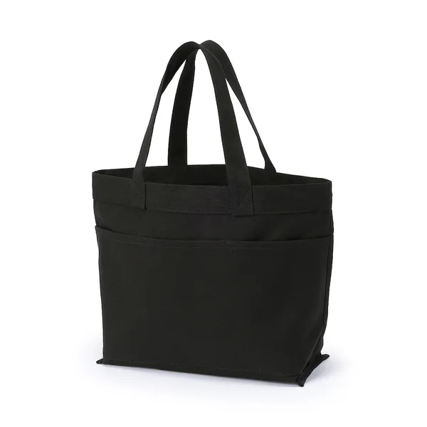 면 와이드 토트백