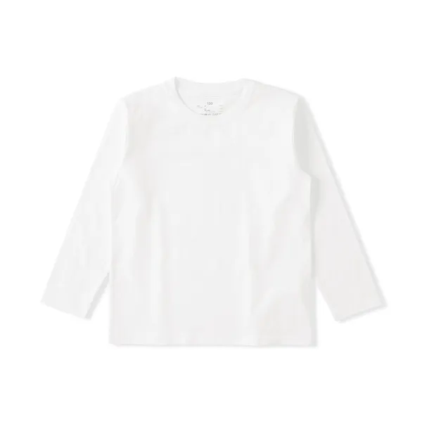 키즈 저지 크루넥 긴소매 티셔츠