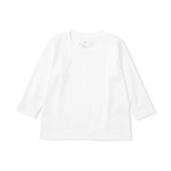 베이비 저지 크루넥 긴소매 티셔츠