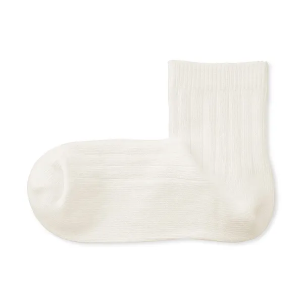 굿피트 직각 발목이 편한 와이드 리브 쇼트 양말 23-25cm