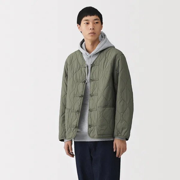 퀼팅 매듭단추 재킷