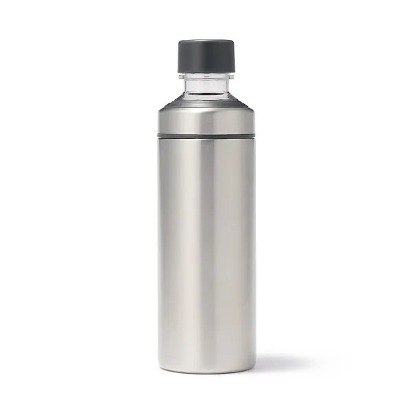 스테인리스 탄산 보존이 가능한 보냉 보틀 · 실버 · 약 600ml