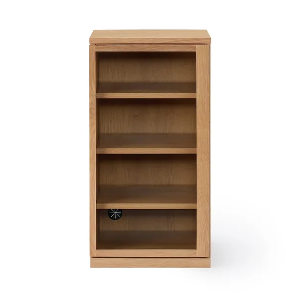 떡갈나무 목제 캐비닛ㆍ유리도어ㆍ슬림