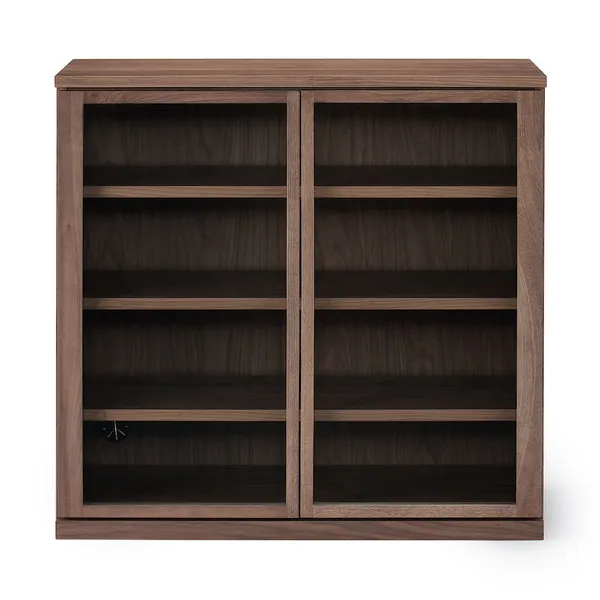 호두나무 목제 캐비닛ㆍ유리도어