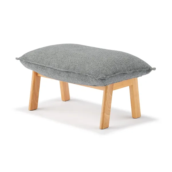 폴리에스터 평직 하이백 리클라이닝 소파용 오토만ㆍ그레이