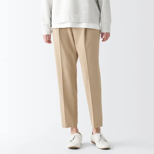 폴리에스터 테이퍼드 팬츠