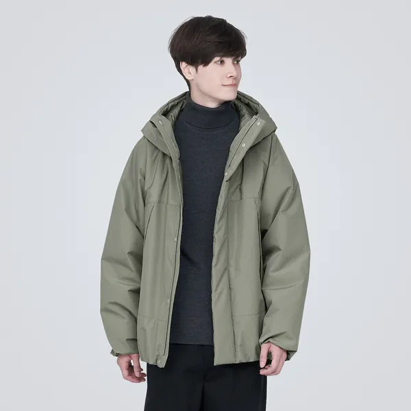 워셔블 안솜 후드 재킷