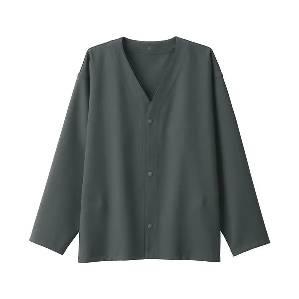 오염이 쉽게 지워지는 노 칼라 재킷