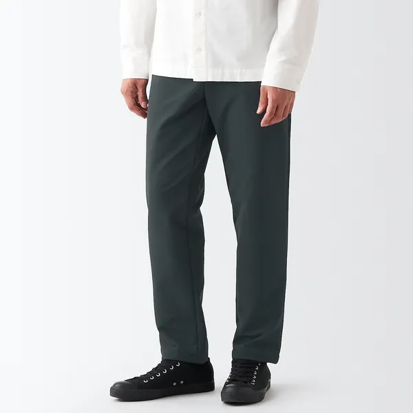 방풍 안감 기모 스트레치 테이퍼드 팬츠