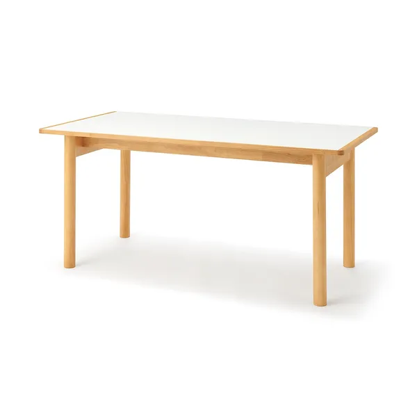 고무나무 · 멜라민 목제 테이블 160*80 cm(멜라민 상판)