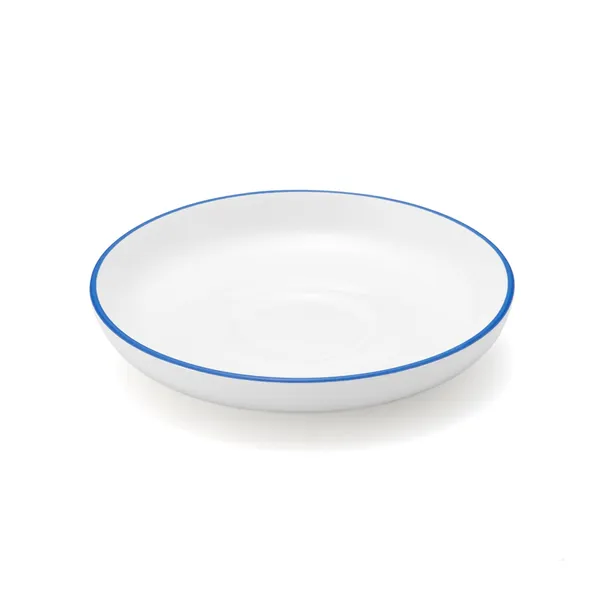 도자기 데미타스 소서(접시) · 블루라인 · 약 직경 11cm