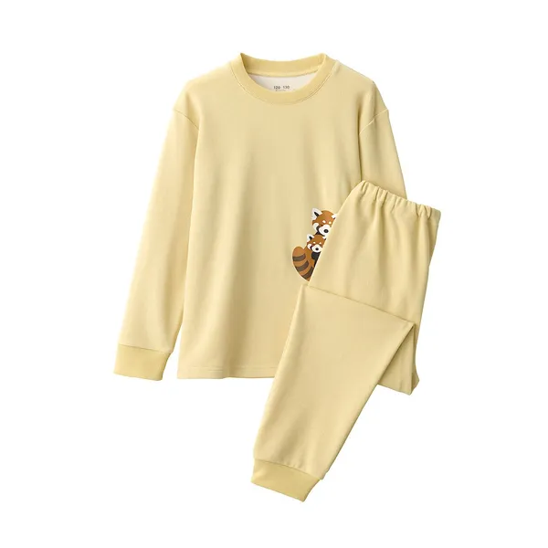 키즈 동물 패턴 스웨트 룸 웨어 세트