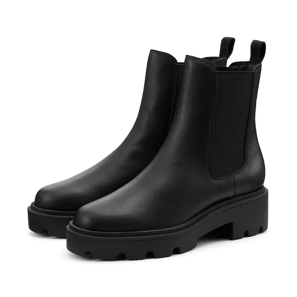 가죽 첼시 부츠