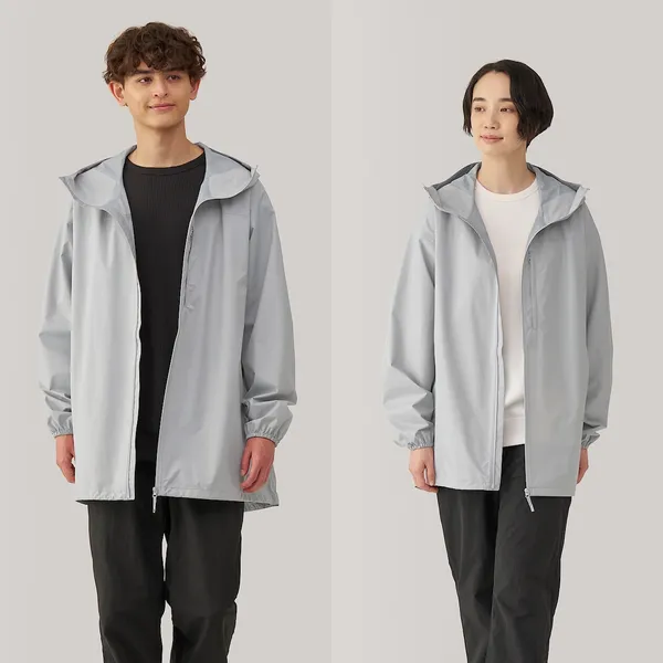 투습발수 방수테이프 사용 포케터블 오버 코트