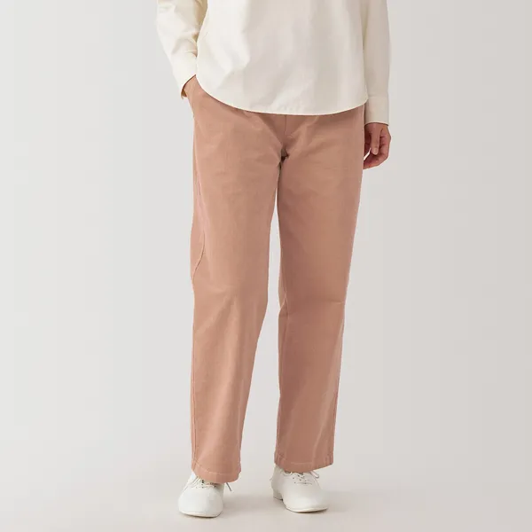 스트레치 코듀로이 이지 스트레이트 팬츠