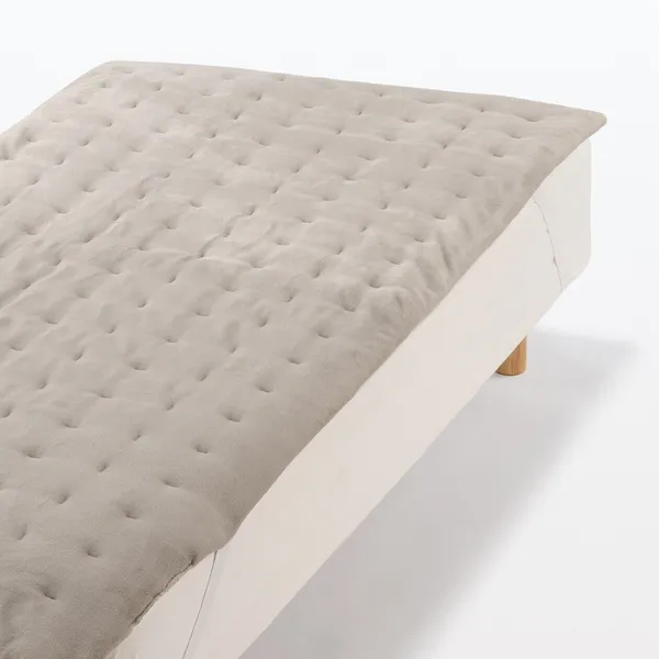 재생 폴리에스터 따뜻한 화이버 두꺼운 깔개 패드 라이트베이지 Q