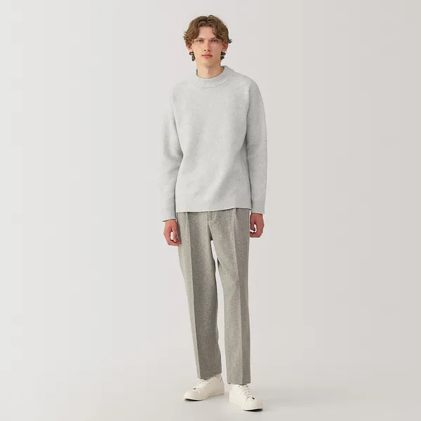 컴프레스드 울 하이넥 풀오버