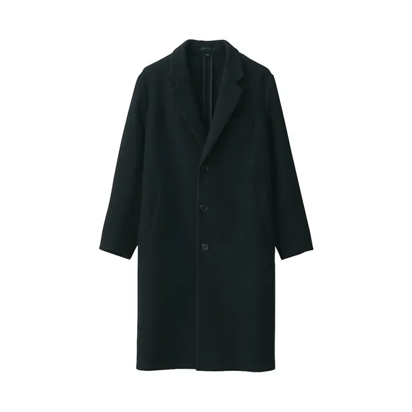 재생 울 혼방 체스터 코트