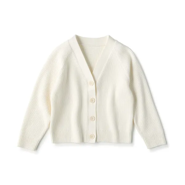 키즈 워셔블 니트 V넥 가디건