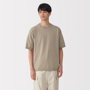 UV 컷 건조가 빠른 크루넥 반소매 니트 티셔츠