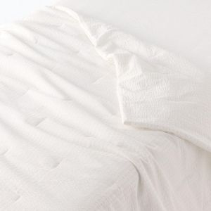 면 서커 얇은 이불 오프화이트 Q
