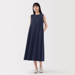 시원한 UV 컷 크루넥 슬리브리스 원피스