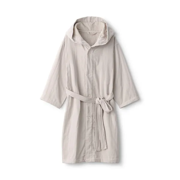 가제 파일 목욕 가운 베이지 L-XL