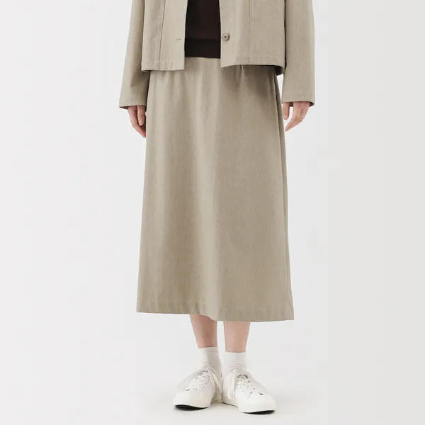 스트레치 기모 플레어 스커트