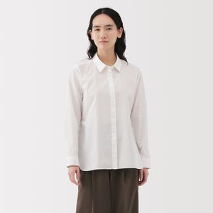 워싱 브로드 레귤러 칼라 긴소매 셔츠